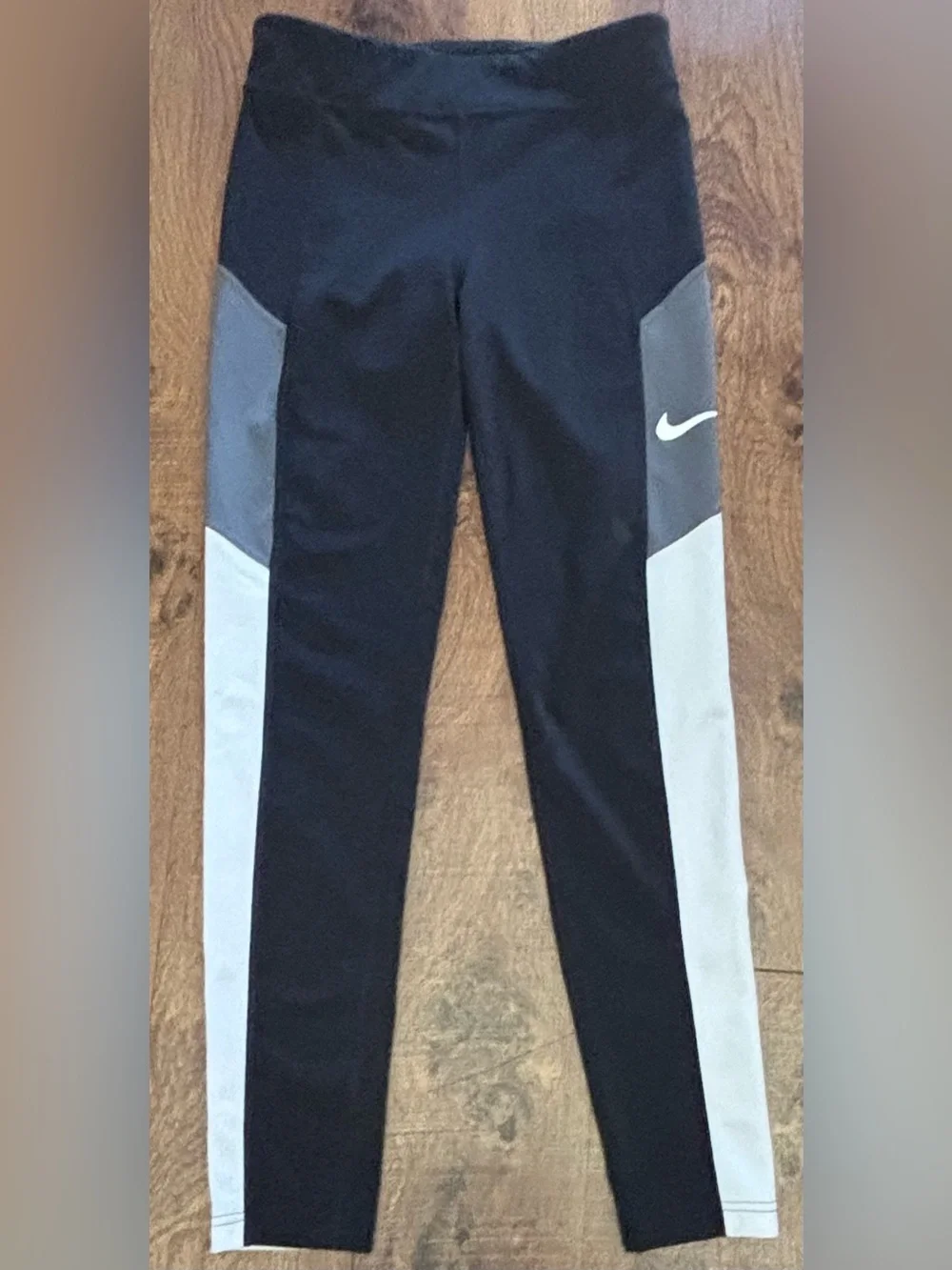 Nike girl youth drifit colorblock leggings Sz XL 18/20